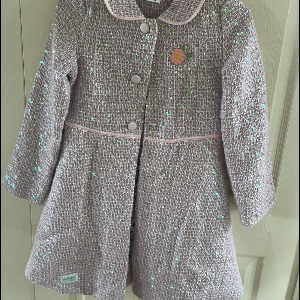 Disney princess sequin pea coat